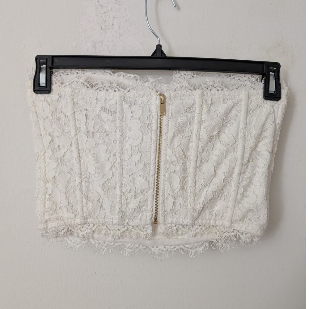 Generation Love Enya Lace Bustier in White Size XS - Picture 4 of 11
